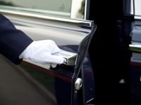 Man opening car door